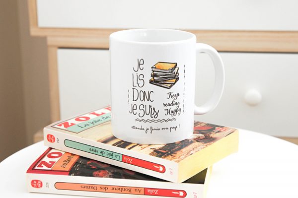 Mug Je lis donc je suis
