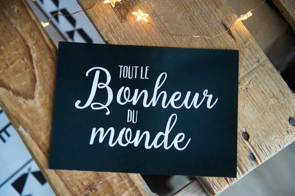 Carte Postale Tout le bonheur du monde