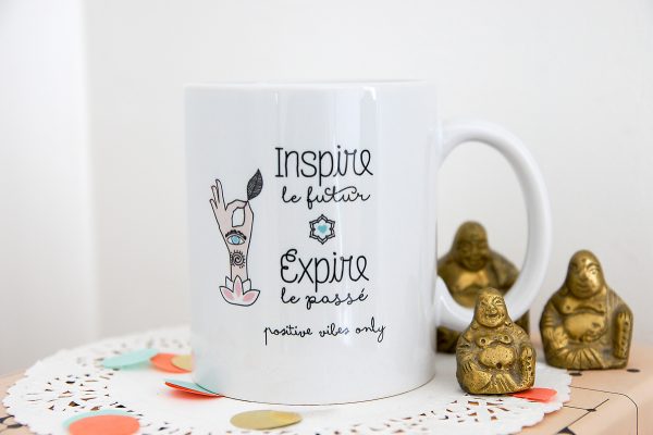 Mug Inspire le futur, Expire le passé