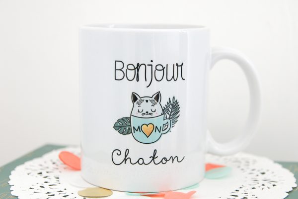 Mug Bonjour mon chaton