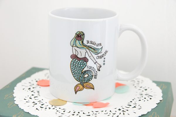 Mug Sirène : Je suis une créature Fantastique