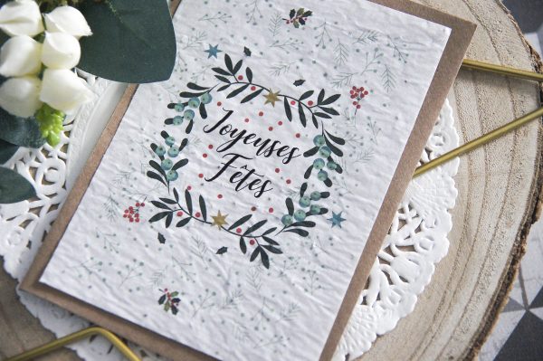 Carte Postale à planter : Joyeuses Fêtes – Image 4
