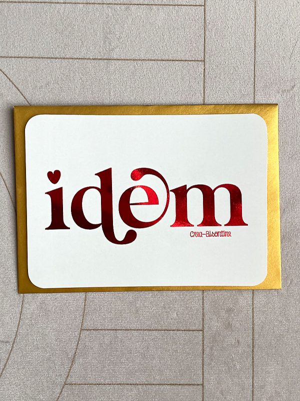 Carte Idem,  Ivoire, rouge