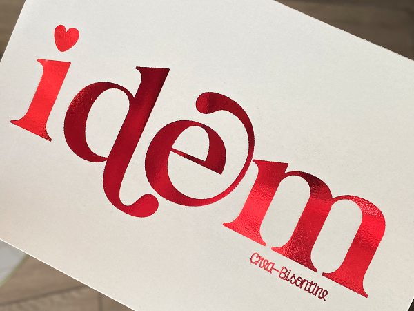 Carte Idem,  Ivoire, rouge – Image 2