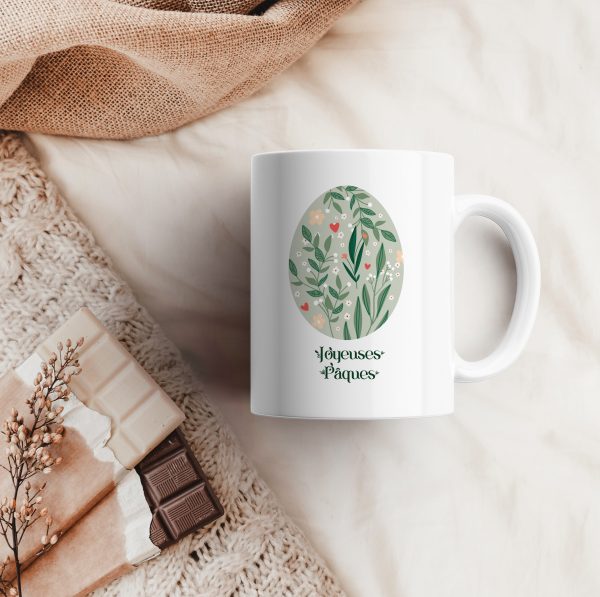 Mug Joyeuses Pâques ( oeuf Fleuri )