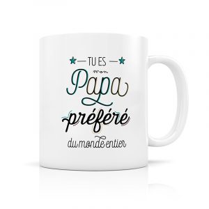 Mug Tu es mon papa préféré du monde entier