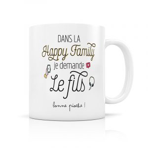 Mug Dans la Happy Family, je demande le fils