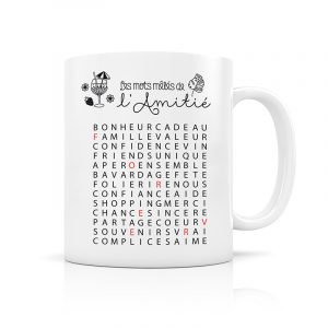 Mug Mots Mêlés de l'Amitié