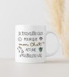 Mug Je travaille dur pour que mon chat ait une meilleure vie