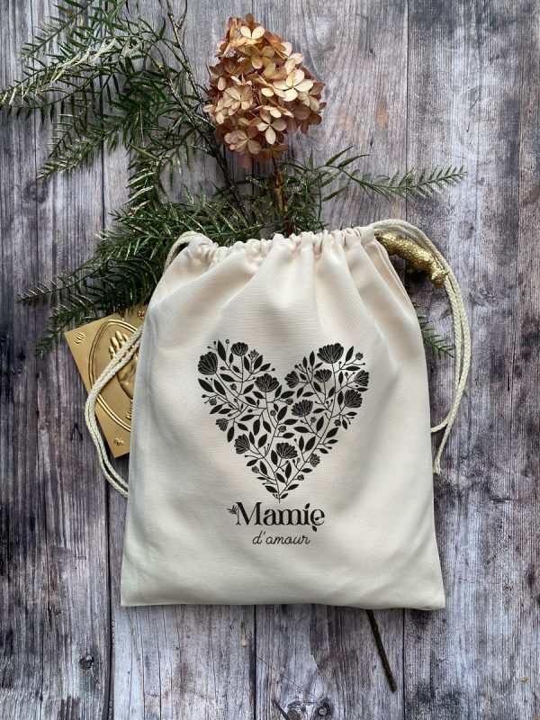 Poche cadeau mamie d'amour
