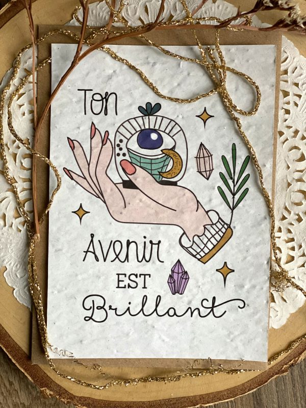 Carte à planter : Ton Avenir est brillant