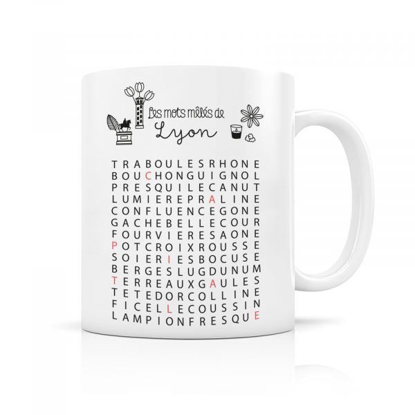 Mug Mots Mêlés de Lyon