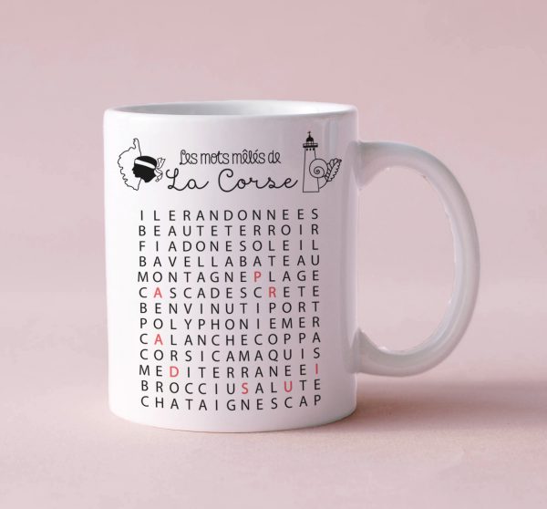 Mug Mots Mêlés de la Corse
