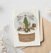 Carte à planter : Joyeuses Fêtes, boule de neige