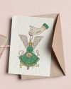 Carte à planter : Joyeux Noël féérique