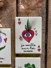 Magnet en céramique Je veille sur toi