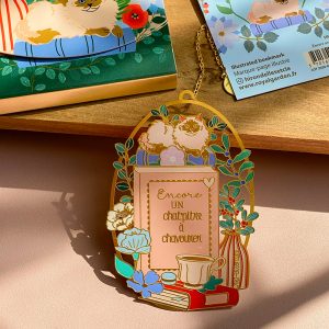 Marque-page Slow Life – Encore un chat'pitre à chavourer