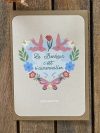 Carte A6 – Le bonheur, c'est s'aimerveiller