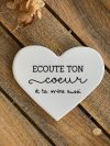 coeur mural Ecoute ton coeur, et ta mère aussi