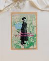 Carte A6 Colette : j'aime les chats et la galette comtoise