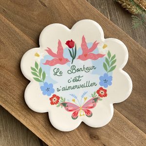 Sous-Verre le bonheur c'est s'aimerveiller