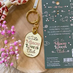 Porte-clés Le Miaou lovers Club