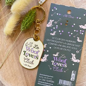 Porte-clés Le Woof lovers Club
