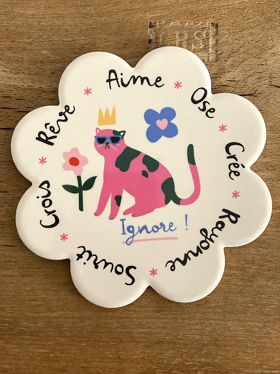 Sous-VerreChat Mantra