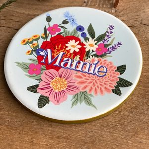 Sous-verre Bouquet de bonheur Mamie