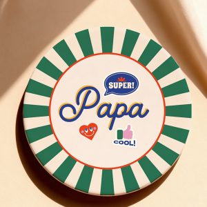 Sous-verre Super Papa Cool